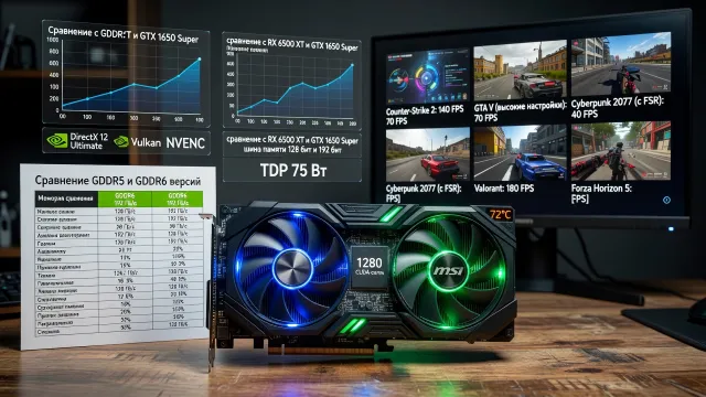 Характеристики и возможности GeForce GTX 1650 при выборе видеокарты для покупки